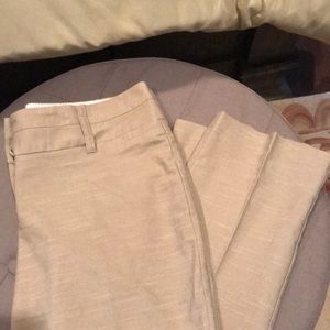 Linen blend slacks